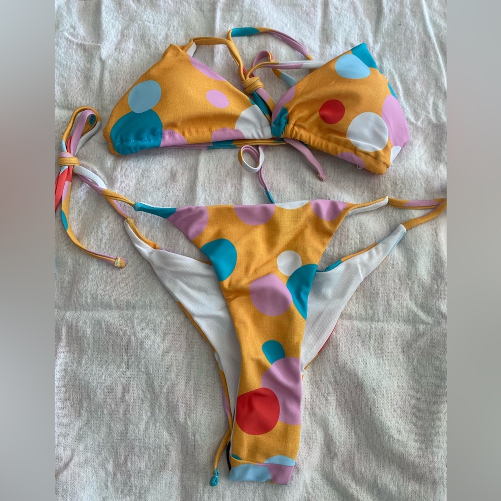 Two piece swim with skirt